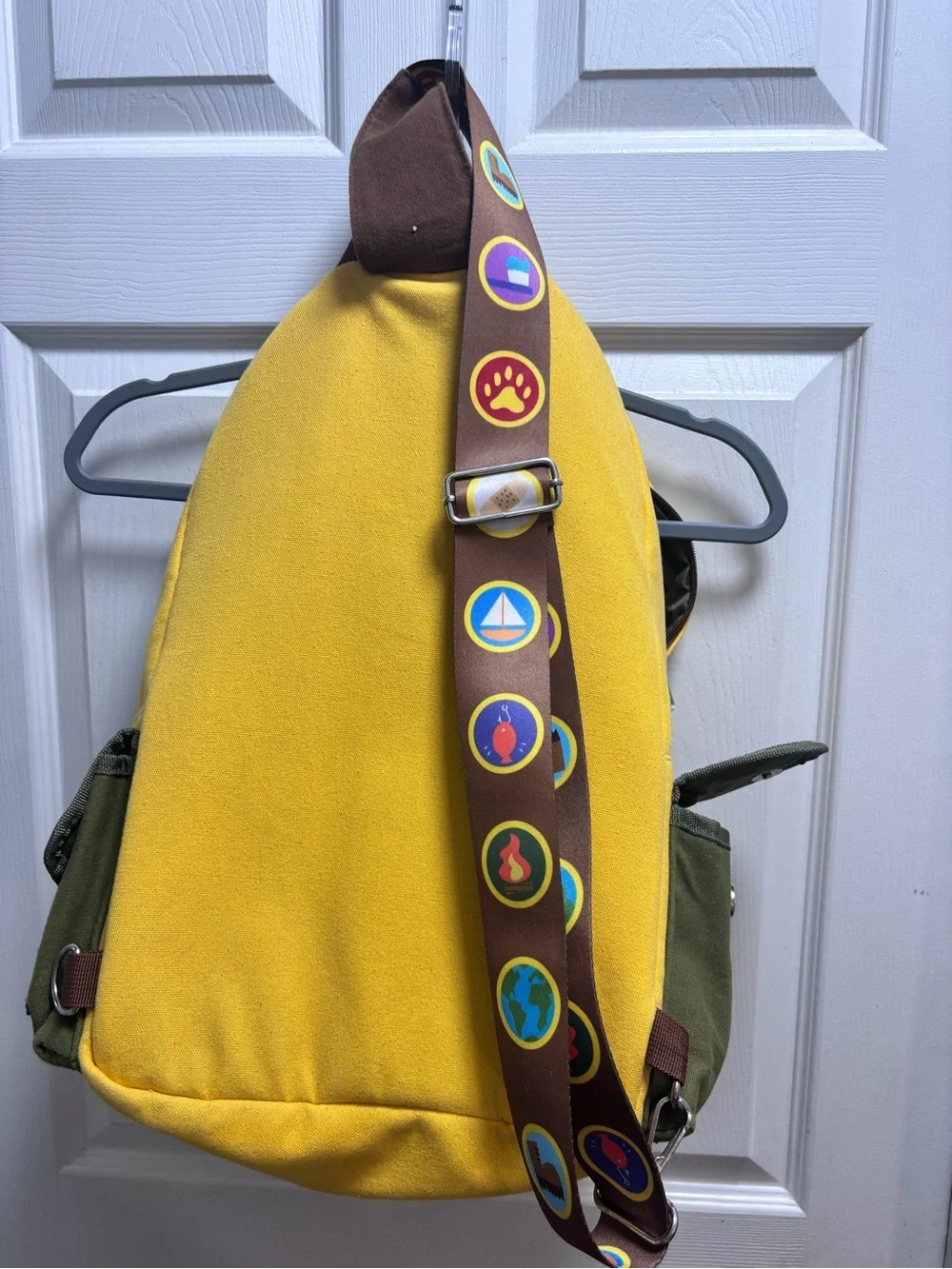 Disney Loungefly full-sized Wilderness Explorer backpack with one strap